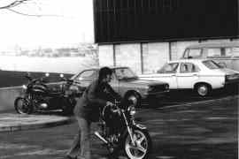 Steve Foster with bikes